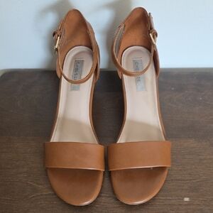 Brown Ankle Strap Heels